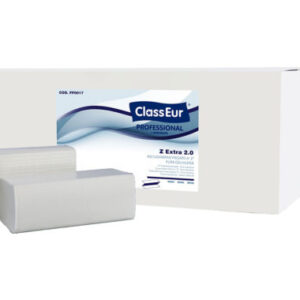 Asciugamani di carta pura cellulosa piegati a "Z"