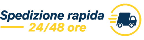 Spedizione rapida in 24/48 ore