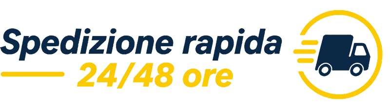 Spedizione rapida in 24/48 ore