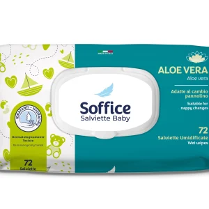 Salviette Umidificate Baby Wipes 72 pz Pop-Up con Aloe