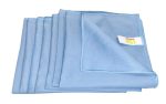 Panno Vetri in Ultramicrofibra Senza Aloni 39x39 cm 300 g/m² – Azzurro