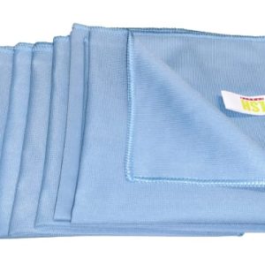 Panno Vetri in Ultramicrofibra Senza Aloni 39x39 cm 300 g/m² – Azzurro